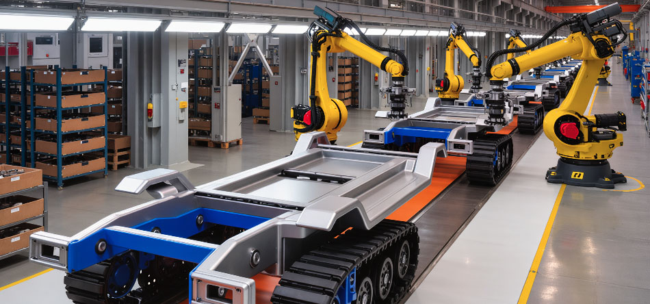 Électrique pour châssis de robot